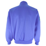Champion - Blue Embroidered Japanese Style Track Jacket 1990s Medium Vintage Retro