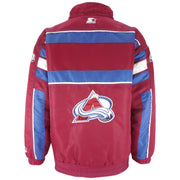 Starter - Colorado Avalanche Spell-Out Pullover Jacket 1990s X-Large Vintage Retro Hockey