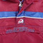 Starter - Colorado Avalanche Spell-Out Pullover Jacket 1990s X-Large Vintage Retro Hockey