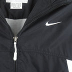 Nike - Black & White Checked Mark Windbreaker 1990s Medium Vintage Retro