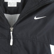 Nike - Black & White Checked Mark Windbreaker 1990s Medium Vintage Retro