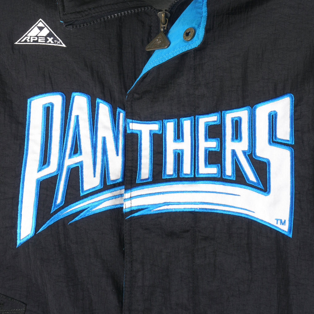 NFL (Apex One) - Carolina Panthers Windbreaker 1990s X-Large Vintage Retro Football