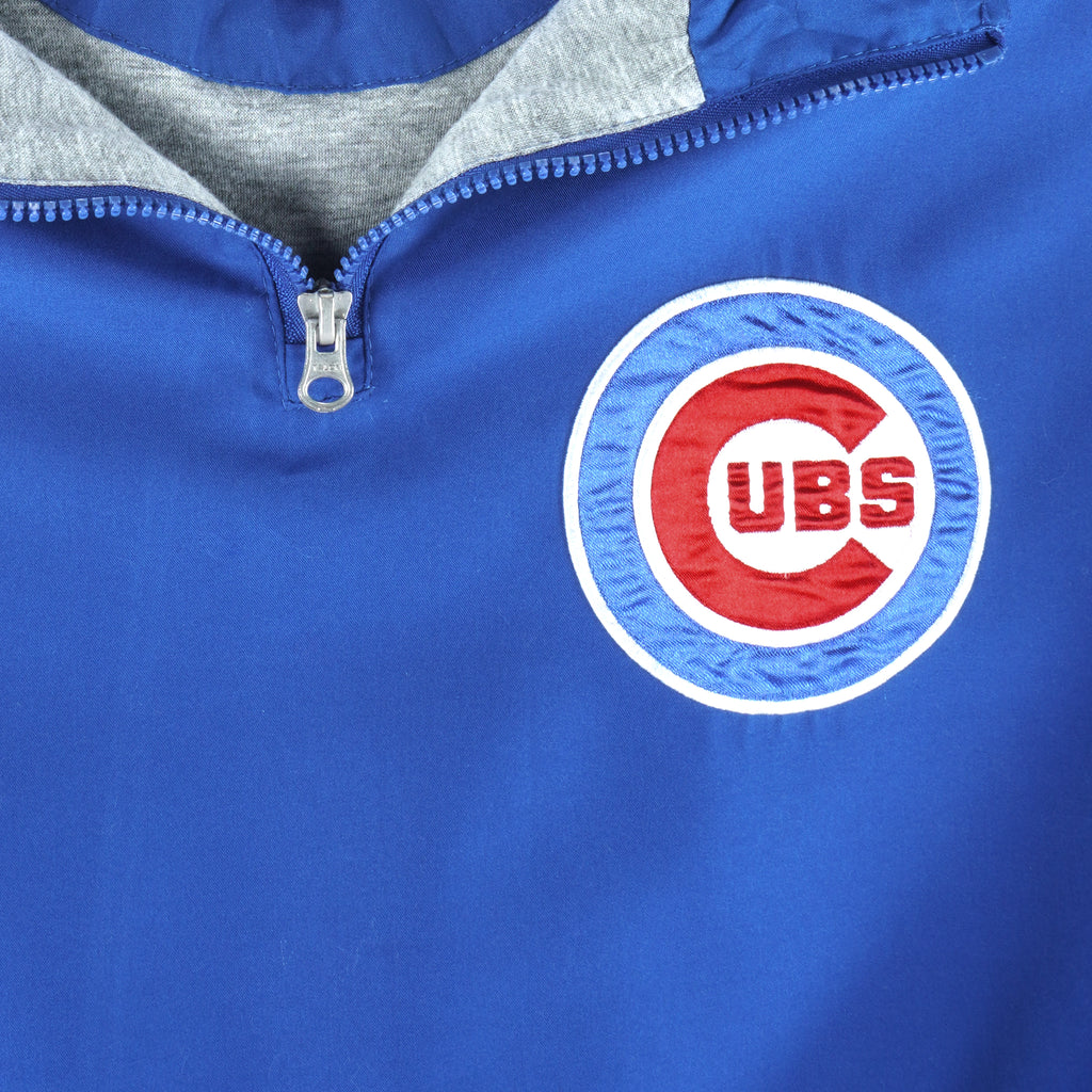 MLB (Genuine Merchandise) - Chicago Cubs Pullover Jacket 2000s Large Vintage Retro Baseball
