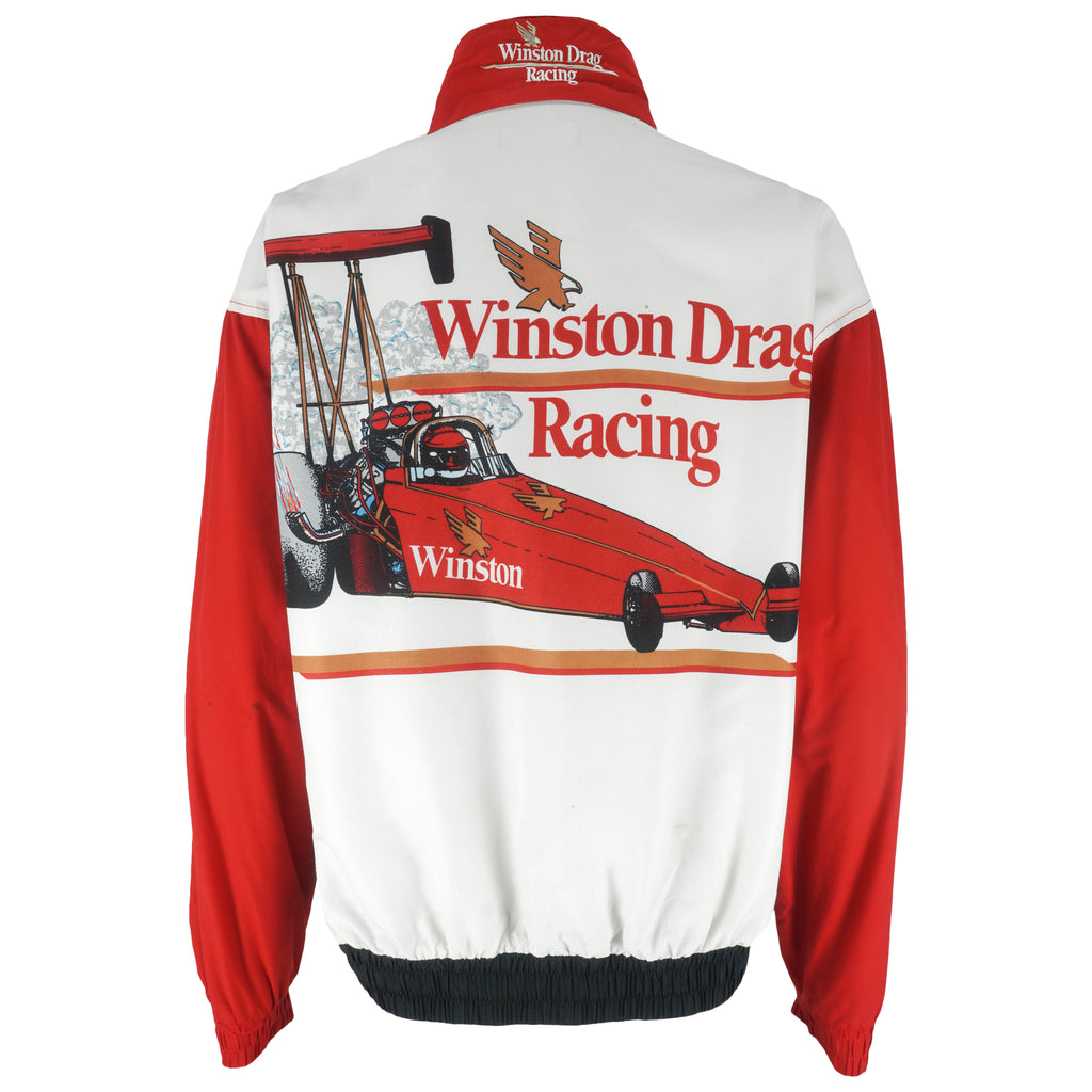NASCAR - Winston Cup Series Drag Racing Jacket 1990s X-Large Vintage Retro