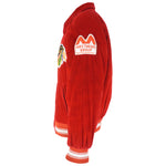 NHL (Canada Sportswear) - Chicago Blackhawks Corrugated Jacket 1980s Large Vintage Retro Hockey