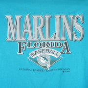 MLB - Florida Marlins Single Stitch T-Shirt 1993 Medium Vintage Retro baseball