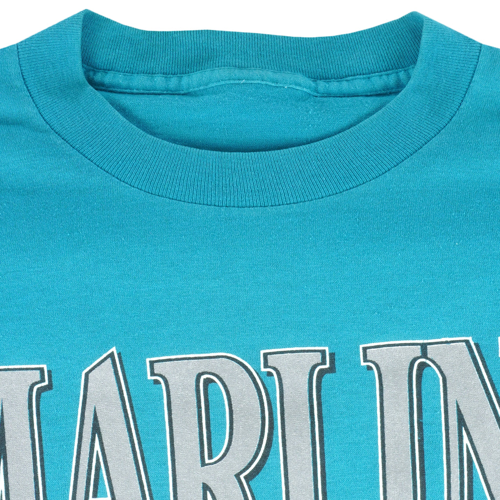 MLB - Florida Marlins Single Stitch T-Shirt 1993 Medium Vintage Retro baseball