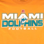 NFL - Orange Miami Dolphins T-Shirt 2000s Large Vintage Retro Football