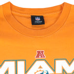 NFL - Orange Miami Dolphins T-Shirt 2000s Large Vintage Retro Football