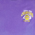 NBA (Lee) - Los Angeles Lakers Champions 3 In A Row T-Shirt 2002 Large Vintage Retro Basketball