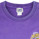 NBA (Lee) - Los Angeles Lakers Champions 3 In A Row T-Shirt 2002 Large Vintage Retro Basketball