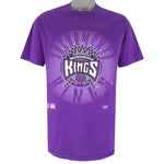 NBA (Competitor) - Sacramento Kings T-Shirt 1990s Large