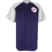 Vintage (Majestic) - Miller Lite Jersey T-Shirt 1990s X-Large vintage Retro