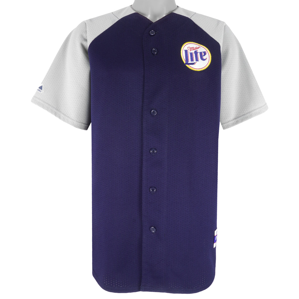 Vintage (Majestic) - Miller Lite Jersey T-Shirt 1990s X-Large vintage Retro