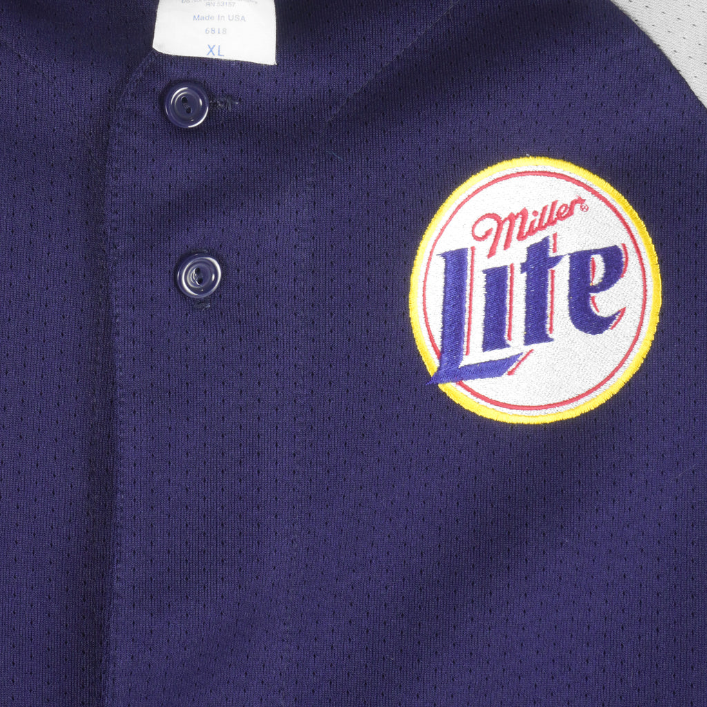 Vintage (Majestic) - Miller Lite Jersey T-Shirt 1990s X-Large vintage Retro