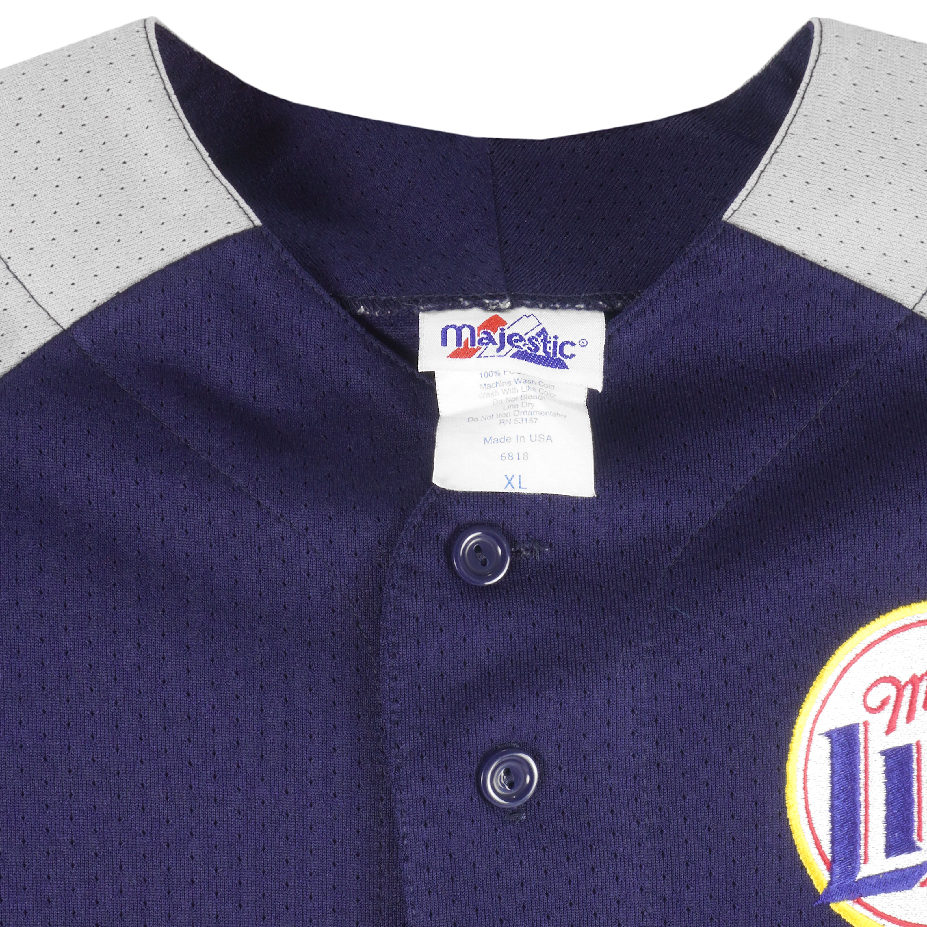 Vintage (Majestic) - Miller Lite Jersey T-Shirt 1990s X-Large vintage Retro