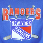 NHL (Lee) - New York Rangers Crew Neck Sweatshirt 1990s Large Vintage Retro Hockey