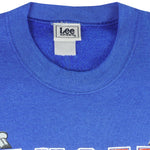 NHL (Lee) - New York Rangers Crew Neck Sweatshirt 1990s Large Vintage Retro Hockey