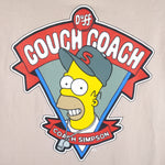 Vintage - Coach Homer Simpsons Couch Coach Long Sleeved Shirt 1990s X-Large vintage Retro
