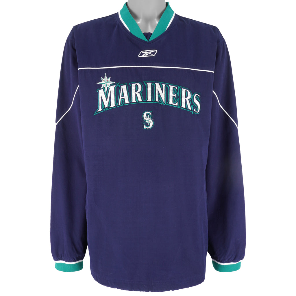 Reebok - Seattle Mariners Pullover Windbreaker 2006 X-Large Vintage Retro Baseball