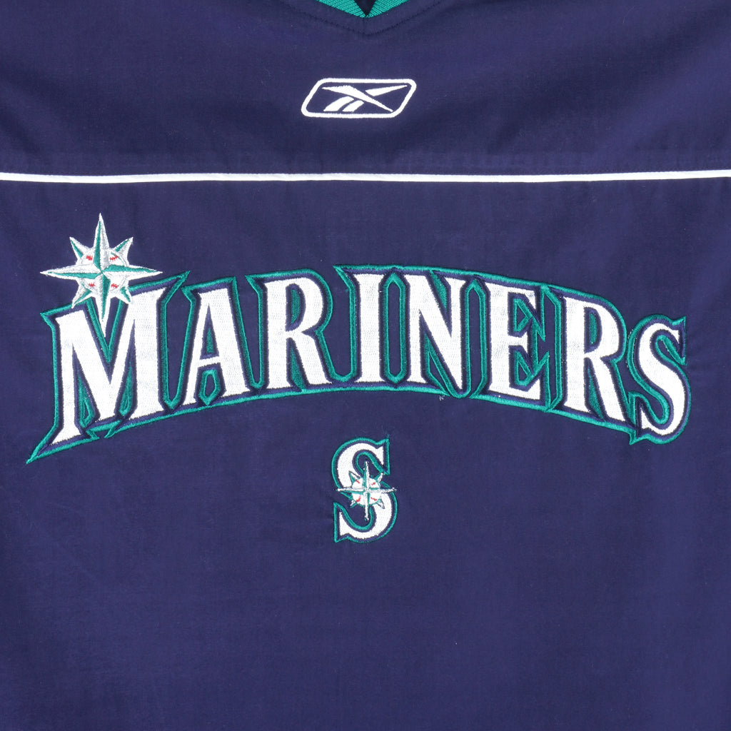 Reebok - Seattle Mariners Pullover Windbreaker 2006 X-Large Vintage Retro Baseball