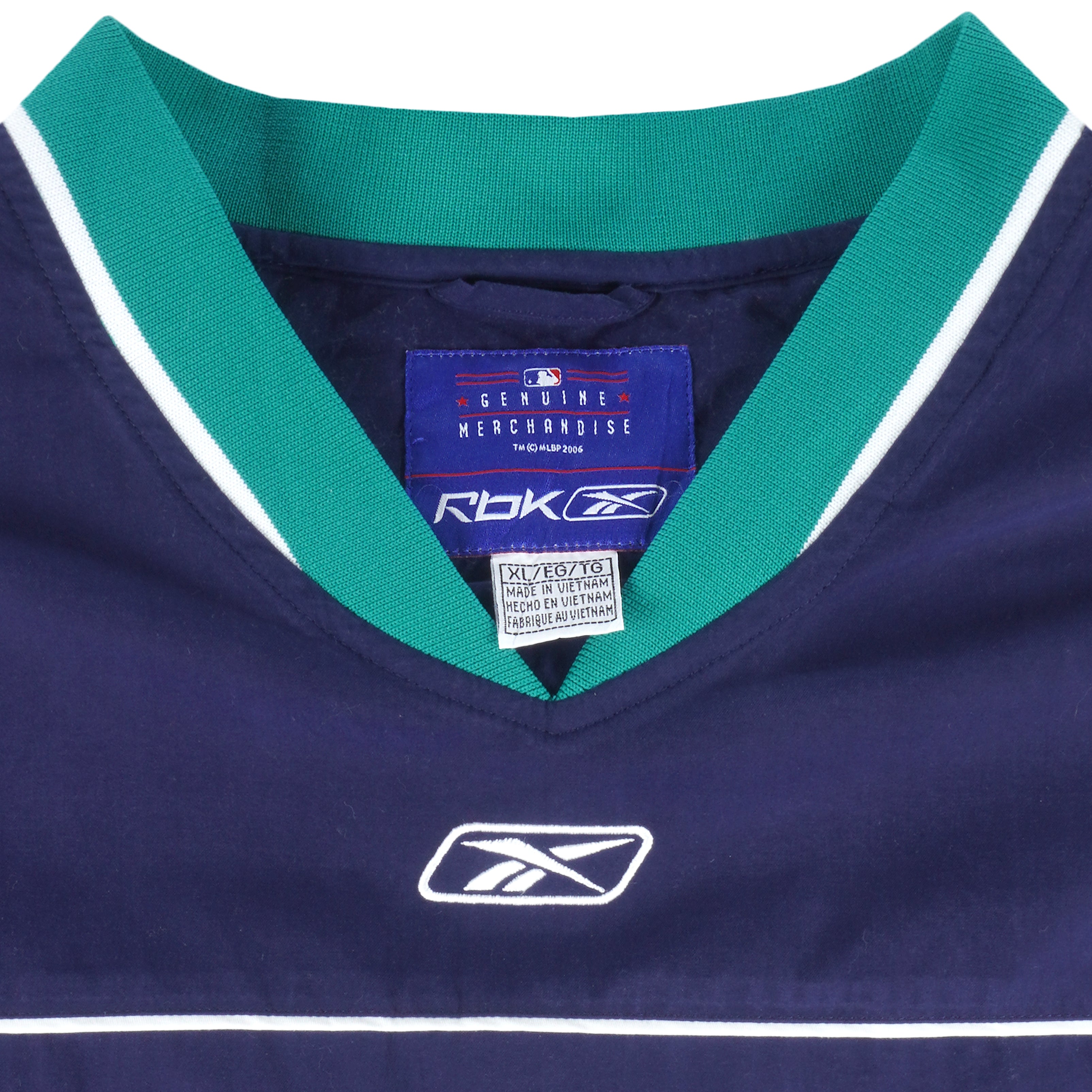 Reebok - Seattle Mariners Pullover Windbreaker 2006 X-Large Vintage Retro Baseball