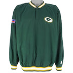 Starter (Pro Line) - Green Bay Packers Pullover Jacket 1990s Large vintage Retro Football