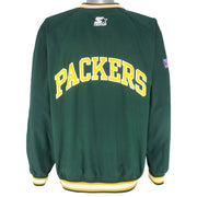 Starter (Pro Line) - Green Bay Packers Pullover Jacket 1990s Large vintage Retro Football