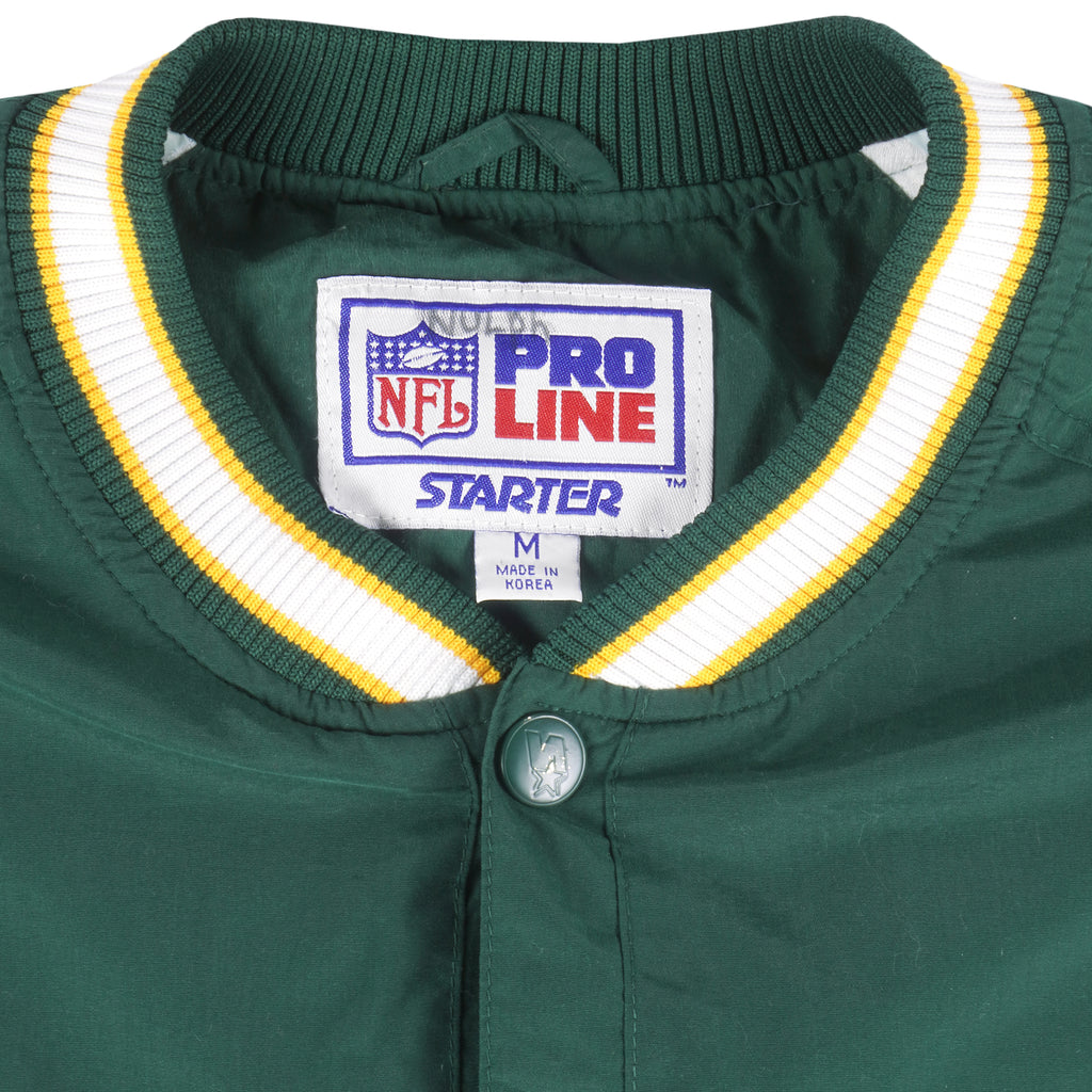 Starter (Pro Line) - Green Bay Packers Pullover Jacket 1990s Large vintage Retro Football