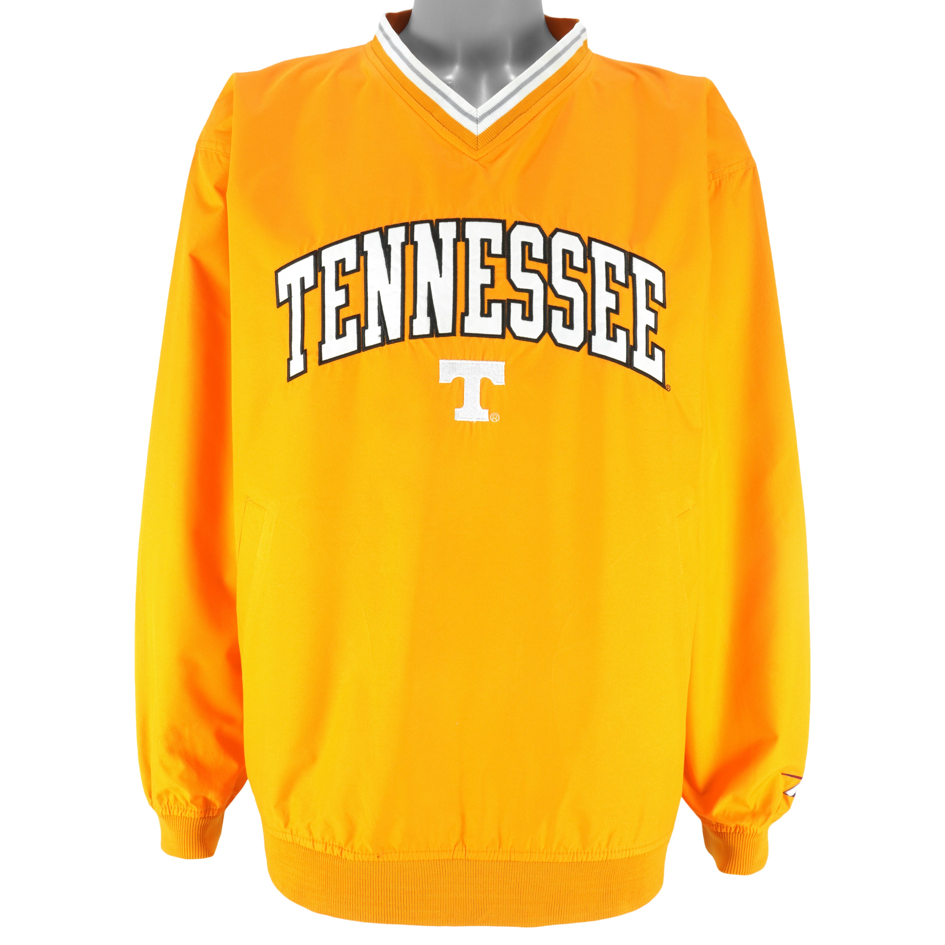 NCAA (Pro Player) - Tennessee Volunteers Pullover Windbreaker 2000s Large Vintage Retro Football College