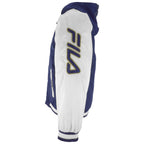FILA - White & Blue Embroidered Hooded Jacket 1990s Small Vintage Retro