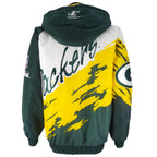 NFL (Logo Athletic) - Green Bay Packers Puffer Jacket 1990s Medium Vintage Retro Football