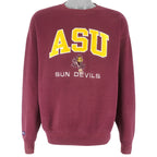 NCAA (Jansport) - Arizona State Sun Devils Crew Neck Sweatshirt 1990s Large Vintage Retro Football College