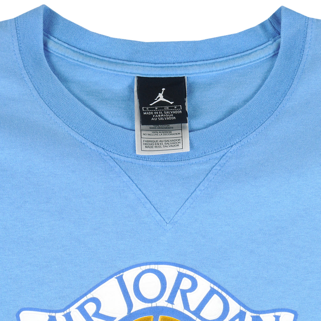 Jordan - Blue Basketball Carmelo Anthony T-Shirt Small Vintage Retro