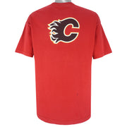 Nike - Calgary Just Do It Flames T-Shirt 1990s X-Large Vintage Retro Hockey