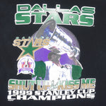 NHL (Majestic) - Dallas Stars Stanley Cup Champions T-Shirt 1999 Large Vintage Retro Hockey