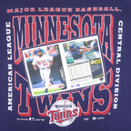 MLB (Joy Athletic) - Minnesota Twins Kirby Puckett T-Shirt 1996 Large Vintage Retro Baseball