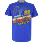 NHL (Artex) - St. Louis Blues New Home Of No. 99 Gretzky T-Shirt 1990s Large