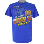 NHL (Artex) - St. Louis Blues New Home Of TNo. 99 Gretzky T-Shirt 1990s Large Vintage Retro Hockey