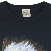 Vintage (Habitat) - Bold Eagle Print Single Stitch T-Shirt 1990s Large Vintage Retro