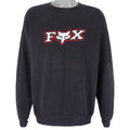 Vintage (Lee) - Fox Riders Co. Embroidered Crew Neck Sweatshirt 2X-Large Vintage Retro