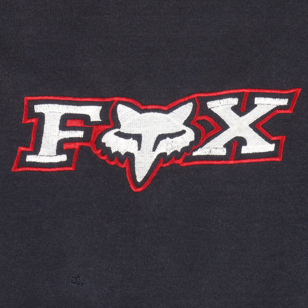 Vintage (Lee) - Fox Riders Co. Embroidered Crew Neck Sweatshirt 2X-Large Vintage Retro