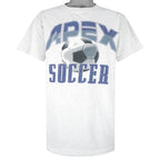 Vintage (Apex One) - Apex Soccer Single Stitch T-Shirt 1990s Large Vintage Retro