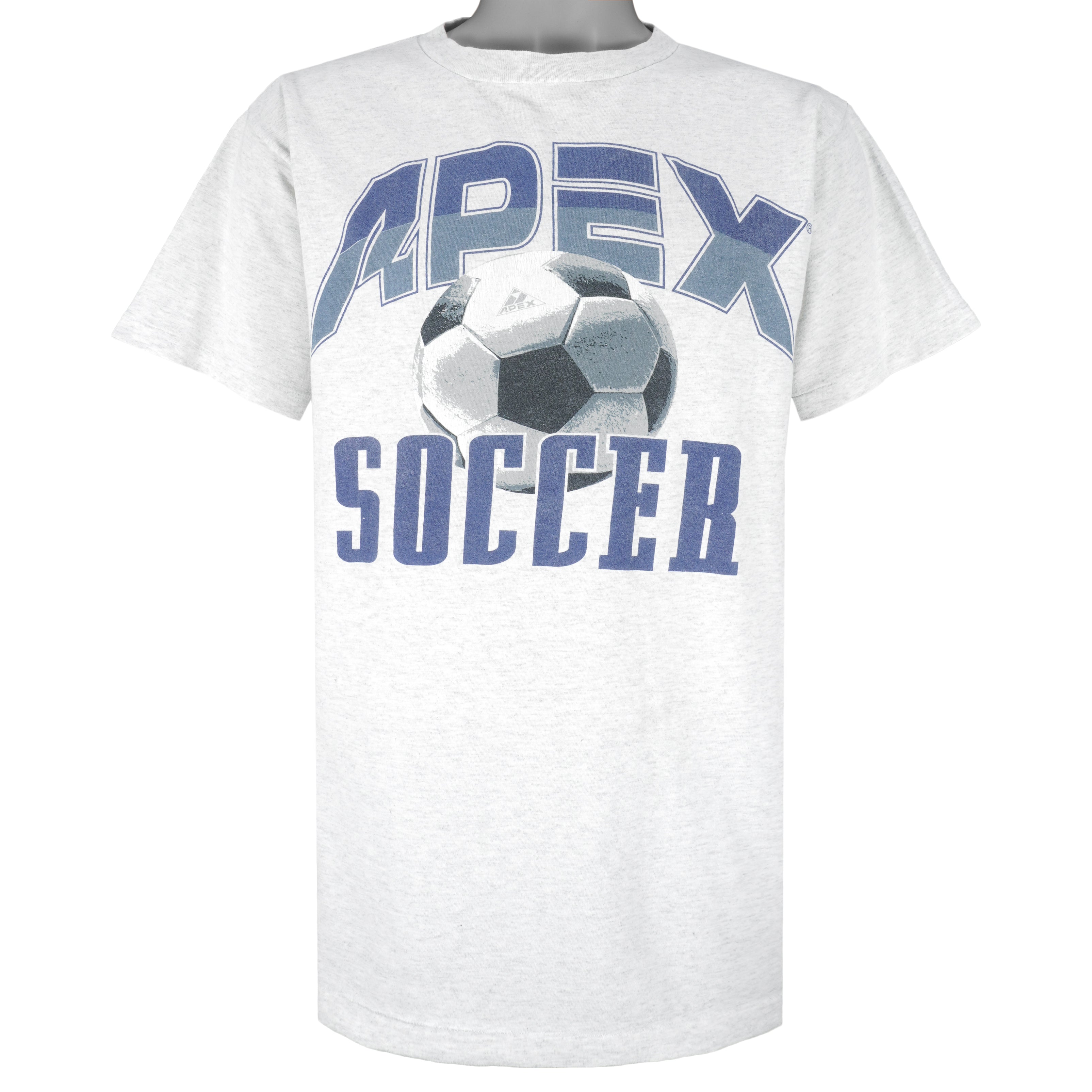 Vintage (Apex One) - Apex Soccer Single Stitch T-Shirt 1990s Large Vintage Retro