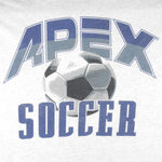 Vintage (Apex One) - Apex Soccer Single Stitch T-Shirt 1990s Large Vintage Retro