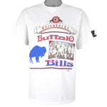 Starter - Buffalo Bills Throwbacks Single Stitch T-Shirt 1990s Medium