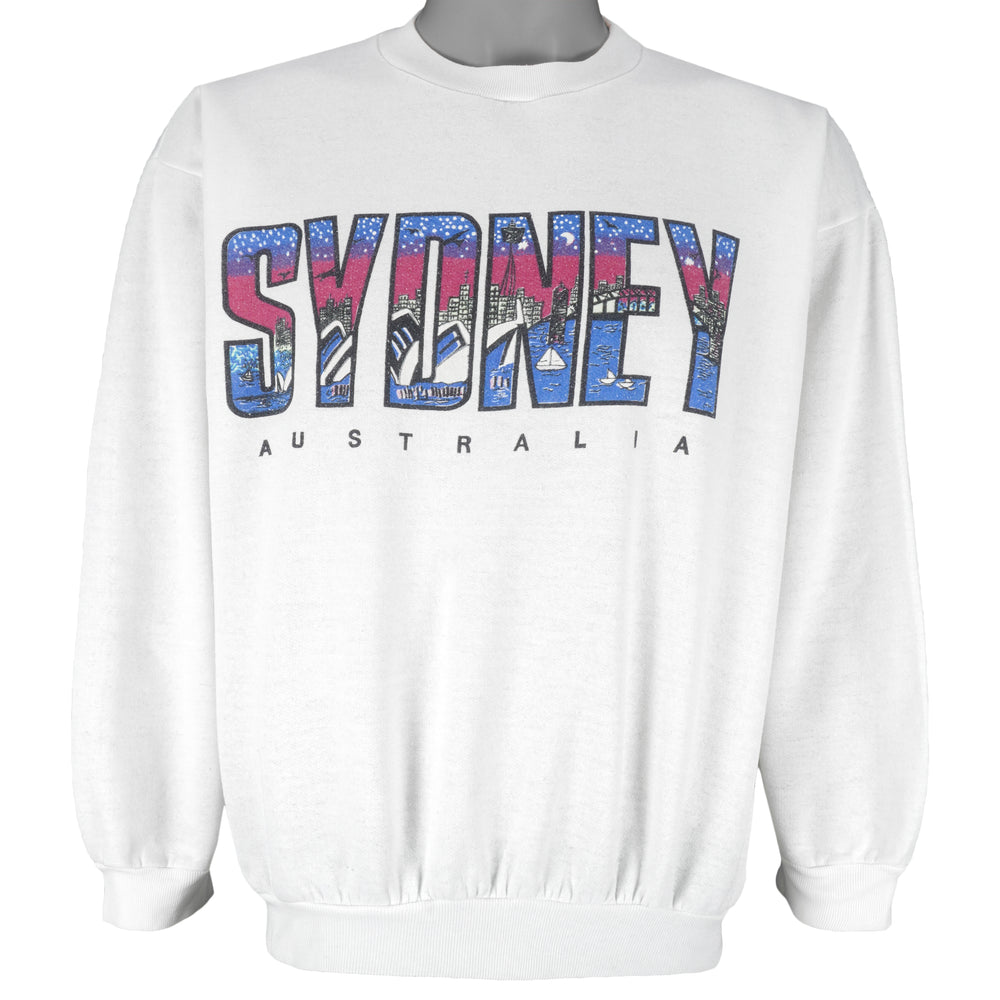 Vintage - Sydney Australia Crew Neck Sweatshirt 1990s X-Large Vintage Retro