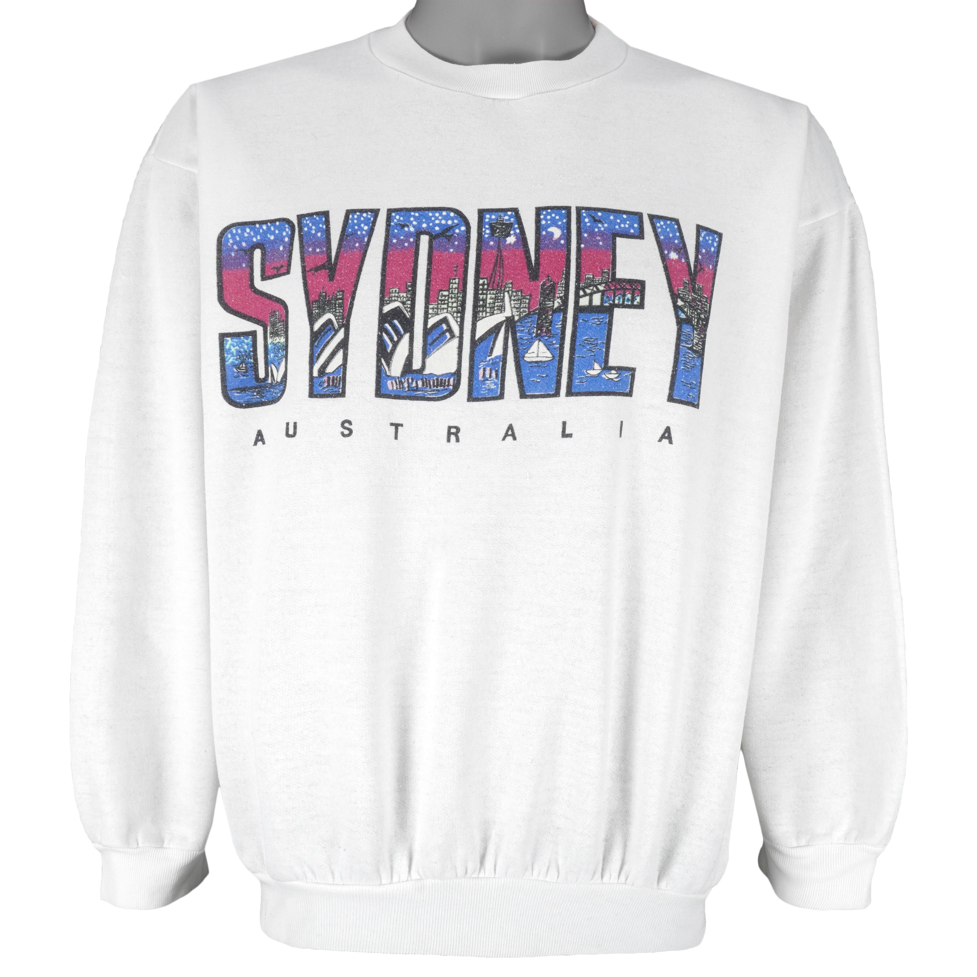 Vintage - Sydney Australia Crew Neck Sweatshirt 1990s X-Large Vintage Retro