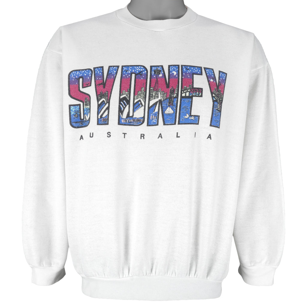 Vintage - Sydney Australia Crew Neck Sweatshirt 1990s X-Large Vintage Retro