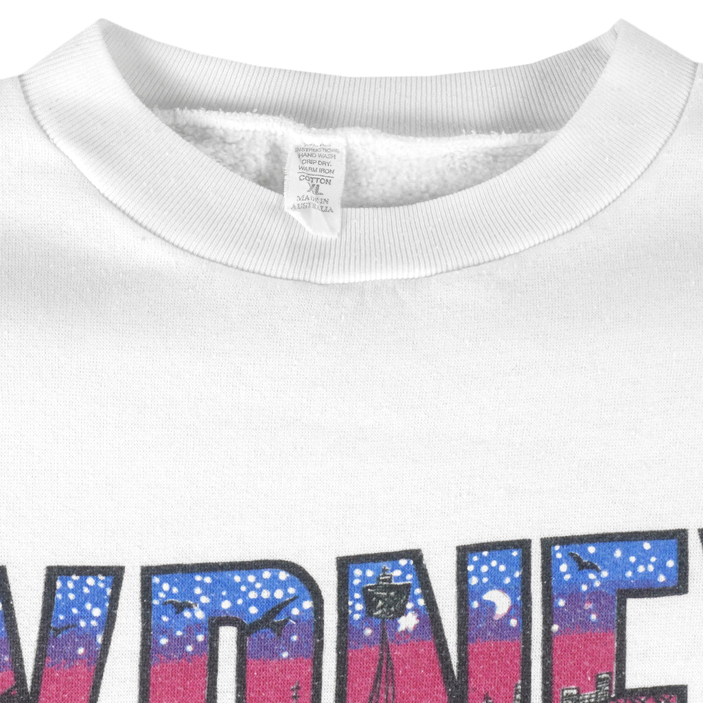 Vintage - Sydney Australia Crew Neck Sweatshirt 1990s X-Large Vintage Retro